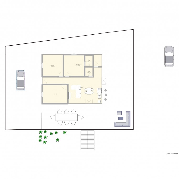 carbet. Plan de 0 pièce et 0 m2