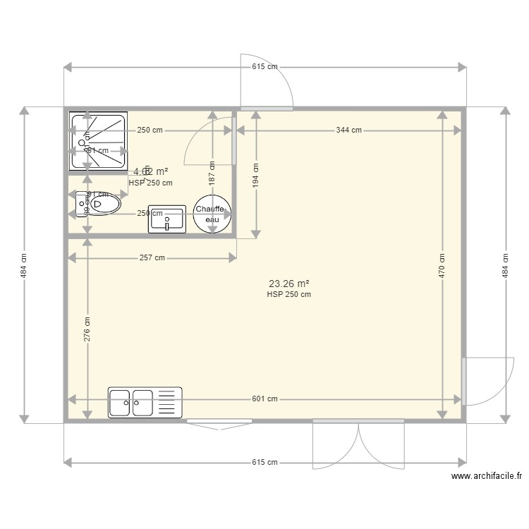 plan gite monique. Plan de 0 pièce et 0 m2