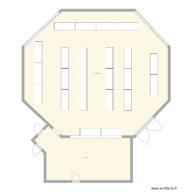 PLAN SALLE DES FÊTES TABLES - Plan dessiné par JPG82