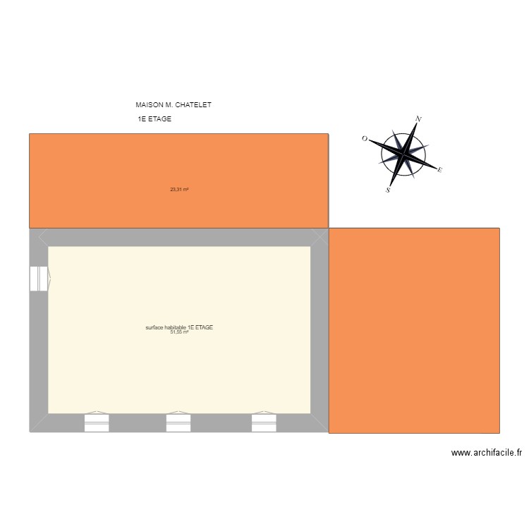 CHATELET. Plan de 0 pièce et 0 m2