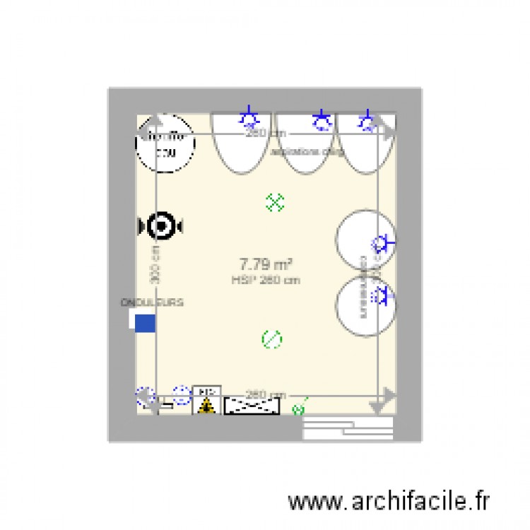 SALLE TECHNIQUE CAB. Plan de 0 pièce et 0 m2