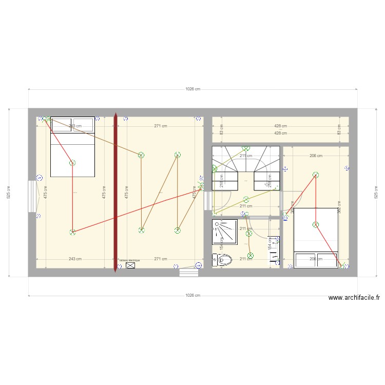 M Denis Charlotte étage. Plan de 0 pièce et 0 m2