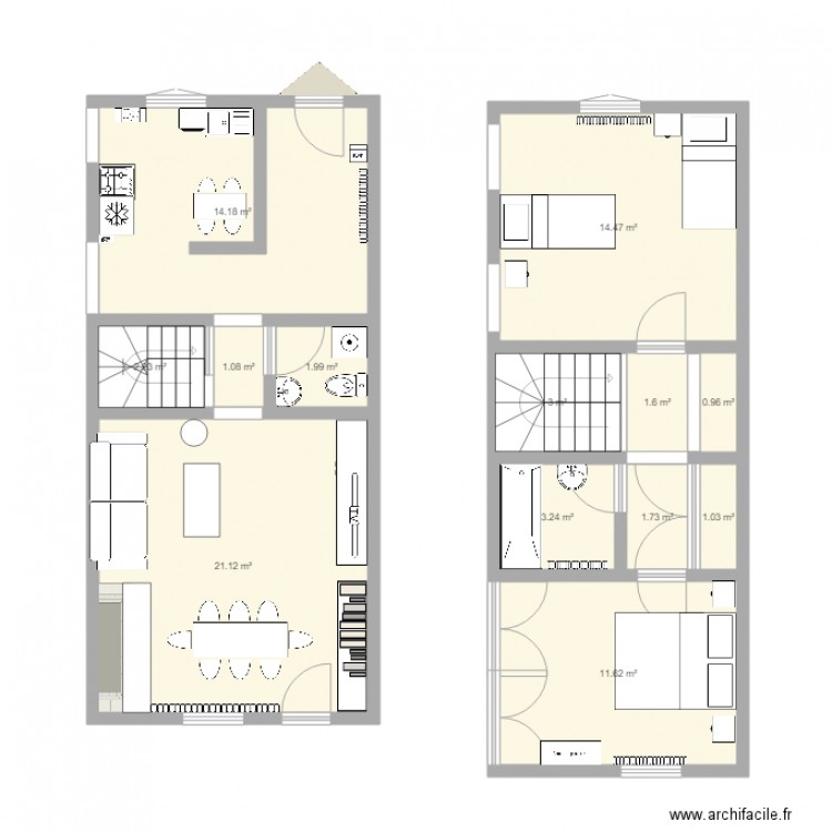 briare aménagé. Plan de 0 pièce et 0 m2