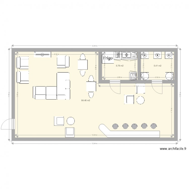 SALLE COMMUNE. Plan de 0 pièce et 0 m2