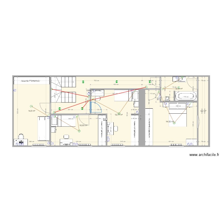 Monein R 1 Projet élec. Plan de 0 pièce et 0 m2