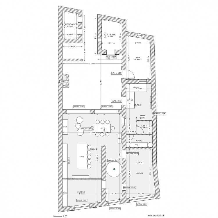 CASTELNAU RDC NEUF 4.2. Plan de 0 pièce et 0 m2