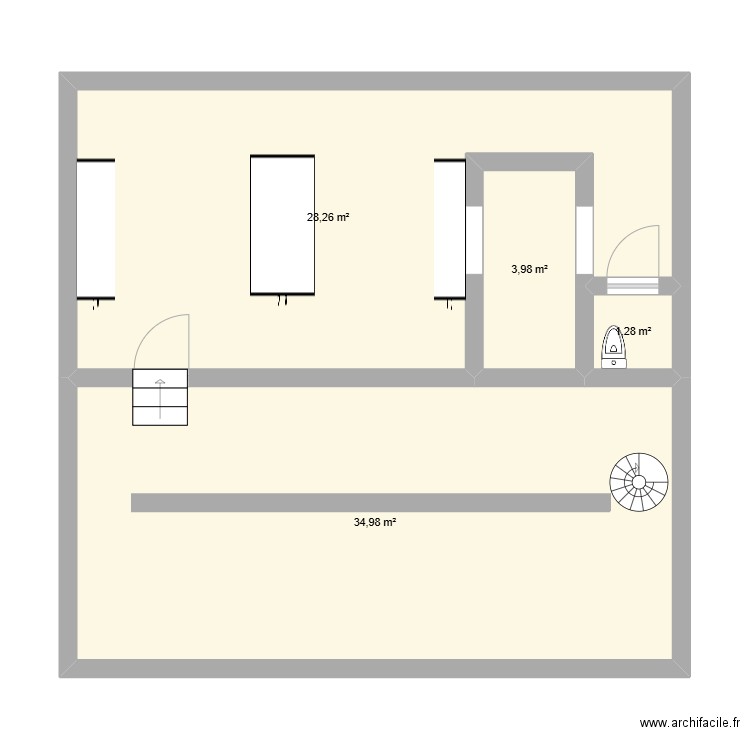 Maison orion . Plan de 4 pièces et 69 m2