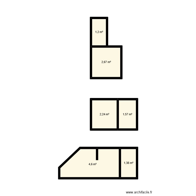 michelin. Plan de 6 pièces et 14 m2