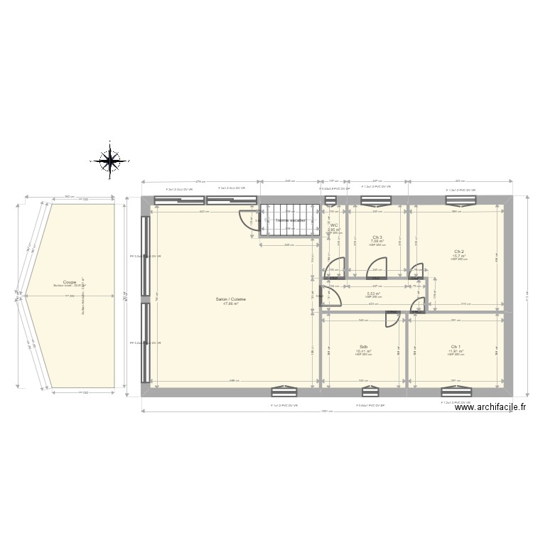 ML24006420 - MANCINI. Plan de 16 pièces et 212 m2