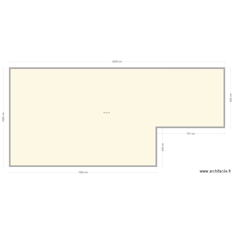 terrain stro. Plan de 1 pièce et 192 m2