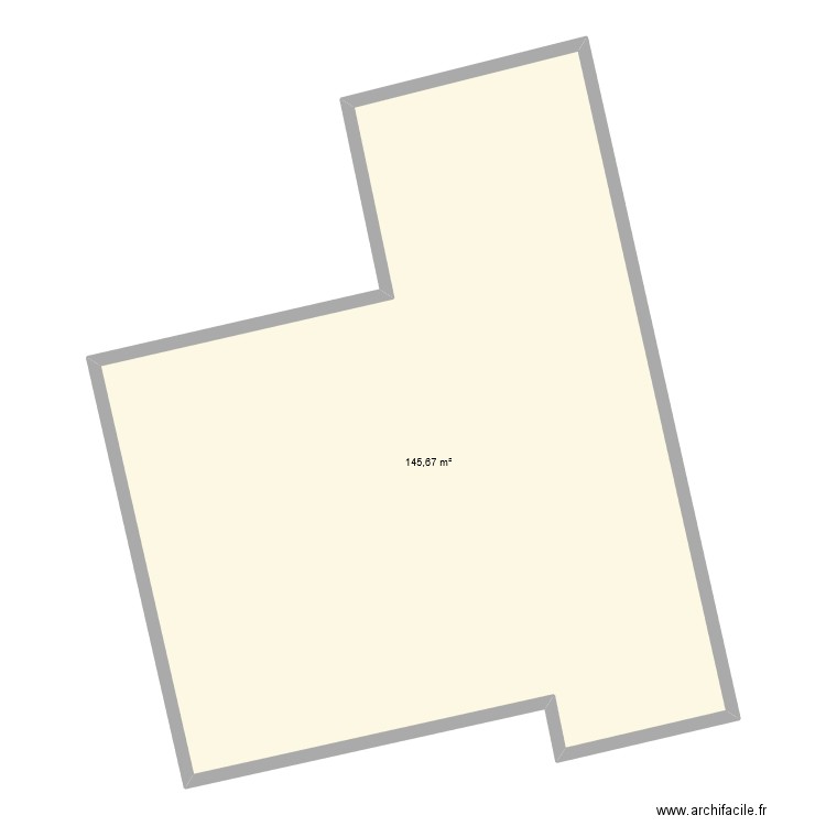 Cadastre. Plan de 1 pièce et 146 m2