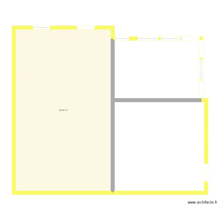 maison saint agnant. Plan de 1 pièce et 81 m2