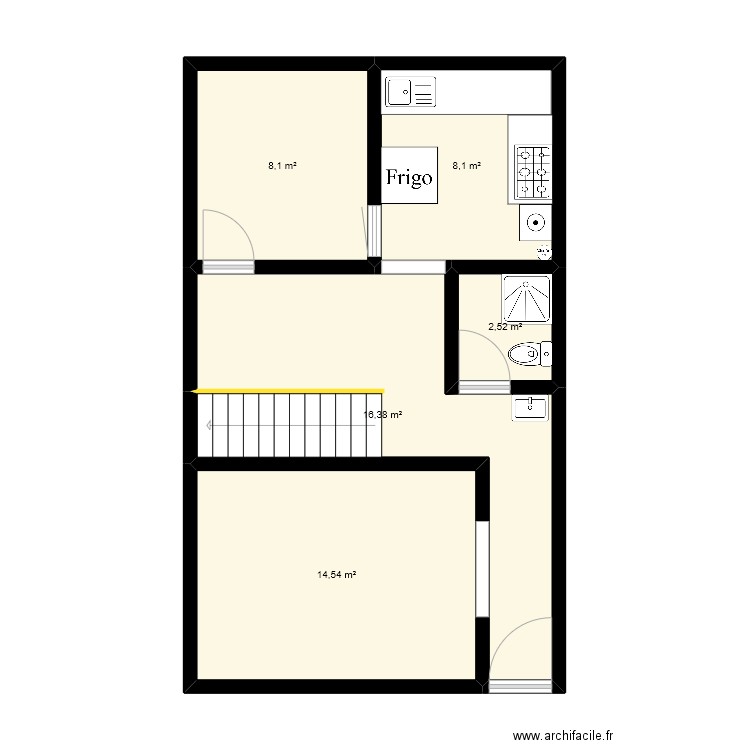 FDSFDSFDS. Plan de 5 pièces et 50 m2