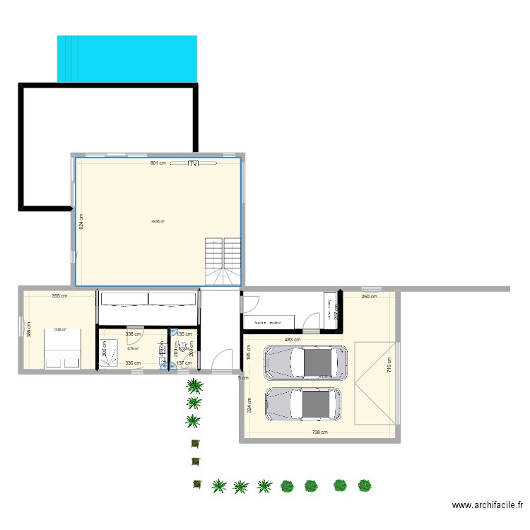 ALEX. Plan de 5 pièces et 116 m2