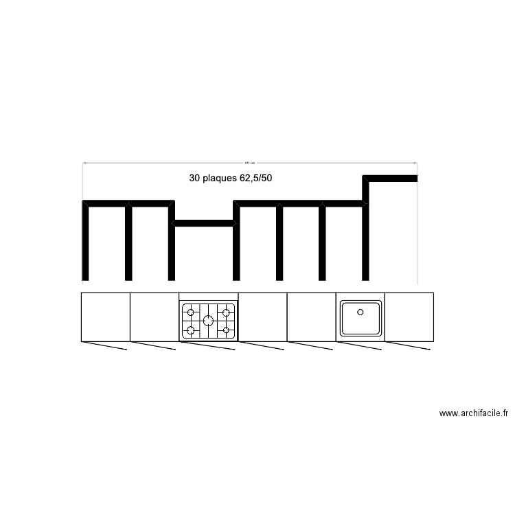 cuisine d'ete. Plan de 0 pièce et 0 m2