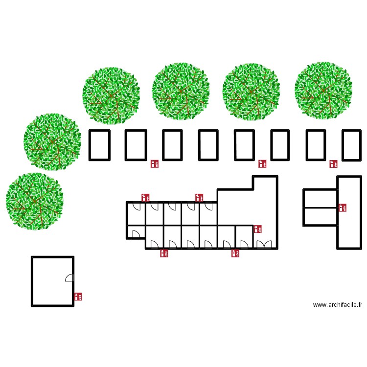 Victoria. Plan de 25 pièces et 437 m2