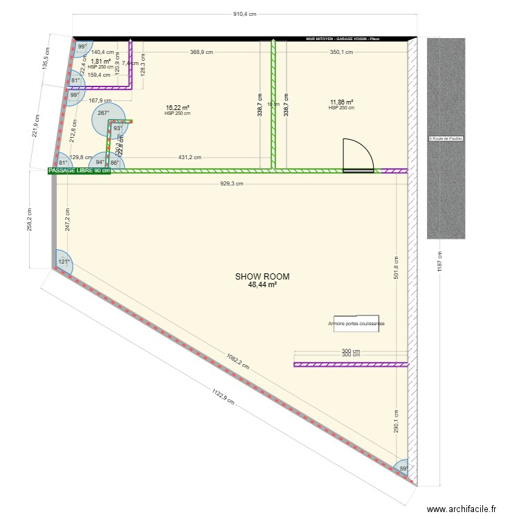 pheeric - EYSINES_01. Plan de 4 pièces et 78 m2