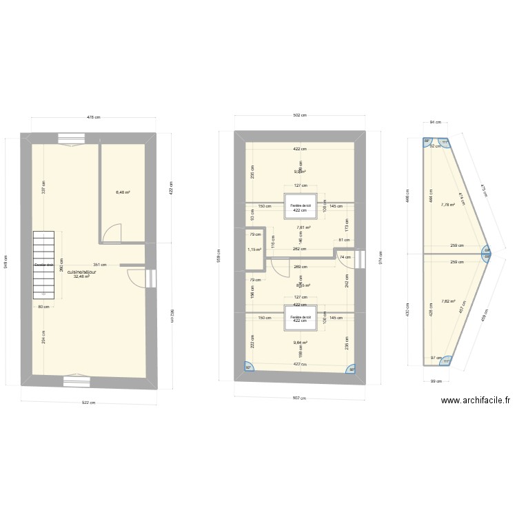 dolgopoloff. Plan de 9 pièces et 91 m2