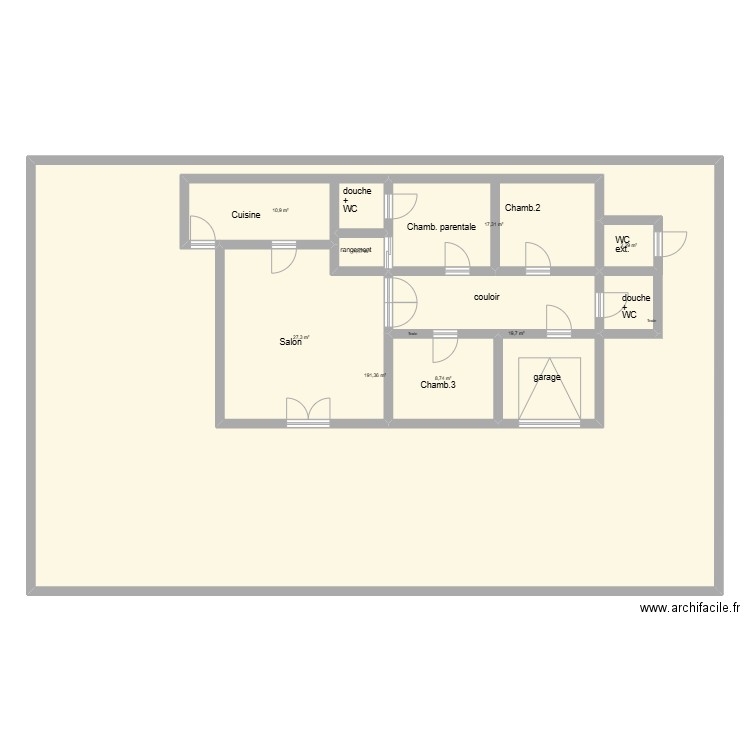 DP2 Isi. Plan de 8 pièces et 389 m2