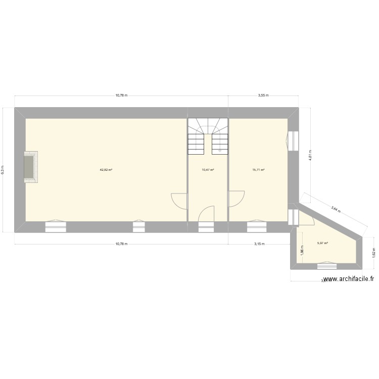 Laurent Verwacht. Plan de 10 pièces et 143 m2