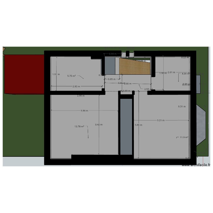 cdb_floor2. Plan de 0 pièce et 0 m2