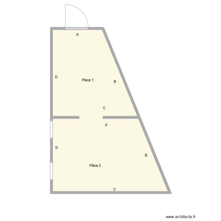 761300059. Plan de 1 pièce et 16 m2