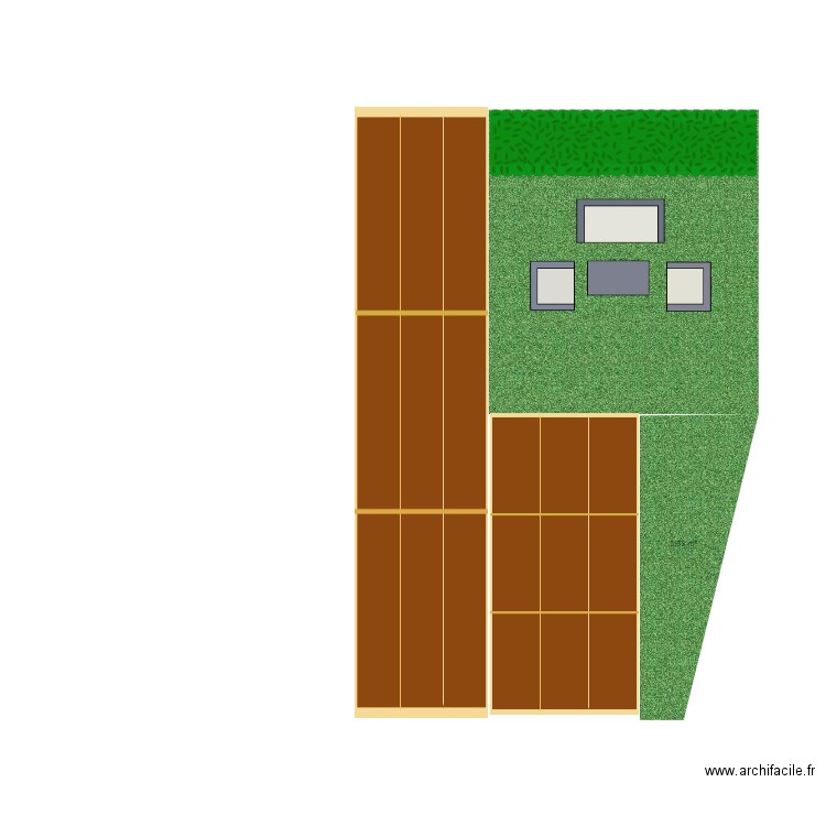 Jardin. Plan de 0 pièce et 0 m2