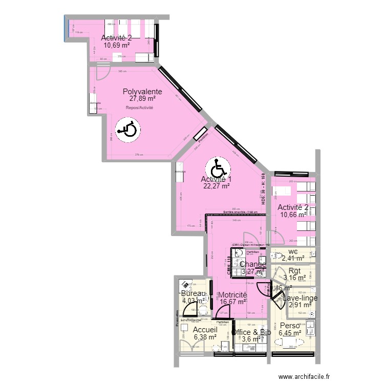 92 Nanterre 118 Salvador Projet rectif cotes_BiJ ArL 040524. Plan de 14 pièces et 121 m2