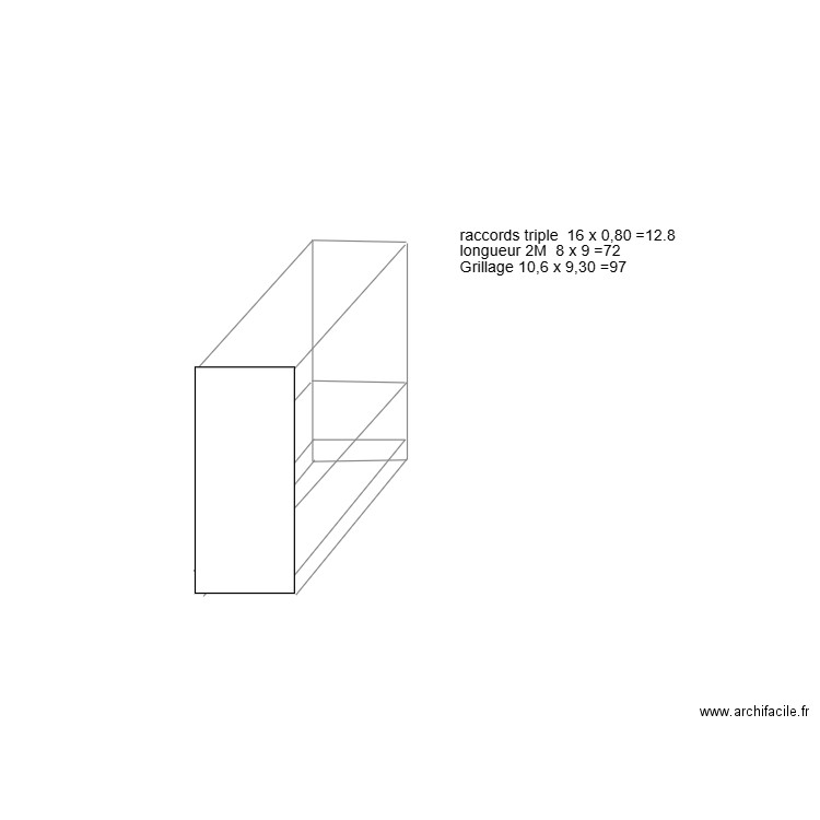 volière. Plan de 0 pièce et 0 m2