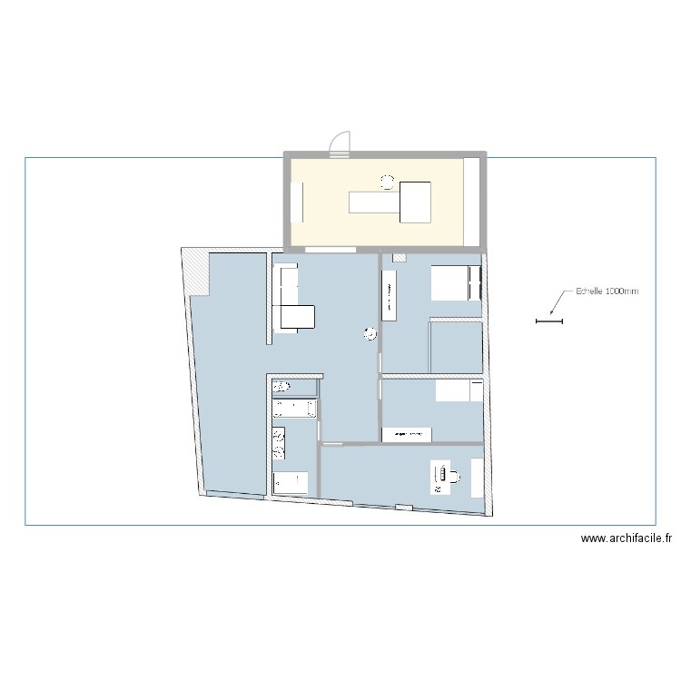 SAINT SO 00. Plan de 1 pièce et 26 m2