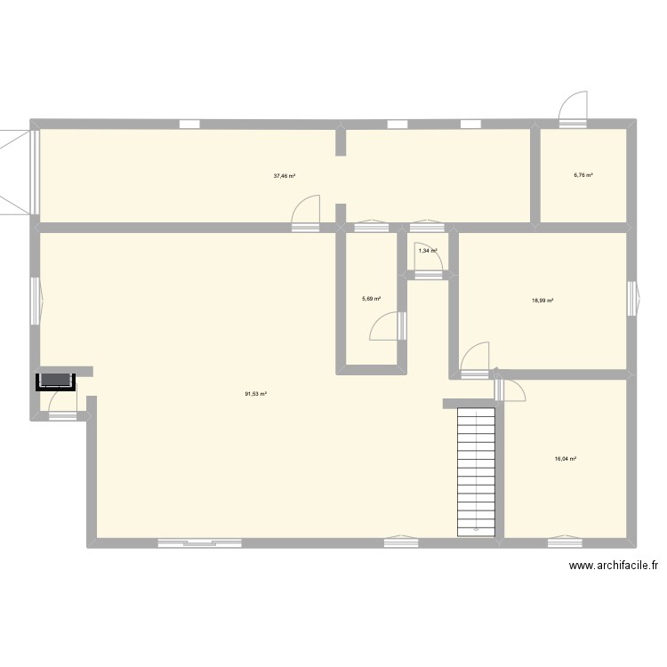 maison plehedel. Plan de 7 pièces et 178 m2