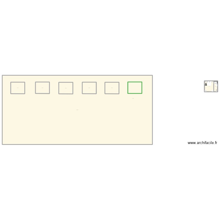 module chambre. Plan de 9 pièces et 2143 m2