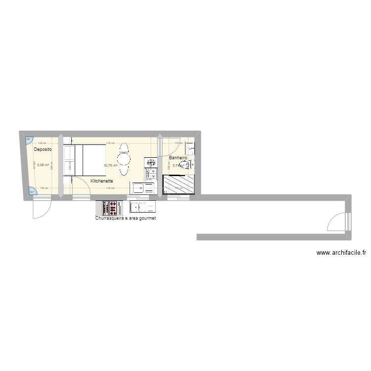 Barra_base_0. Plan de 6 pièces et 36 m2