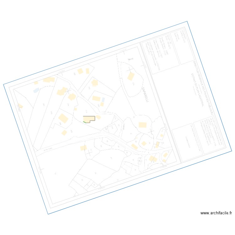 Général cadastre A273. Plan de 0 pièce et 0 m2