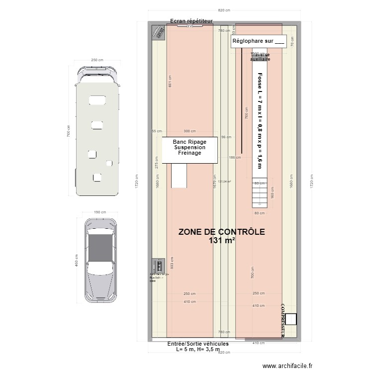 CCT VL AUCH C. DAOUST V1. Plan de 1 pièce et 131 m2