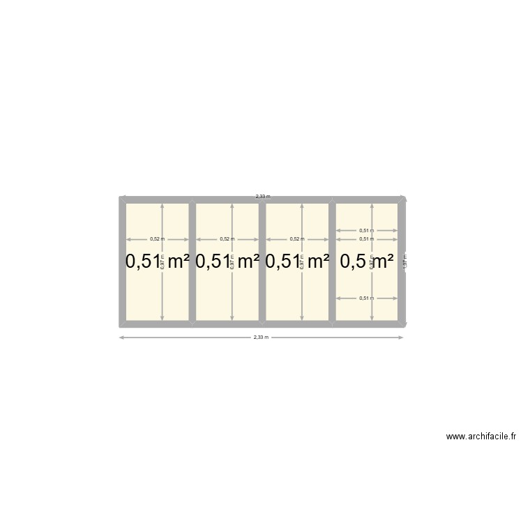 figanieres piscine. Plan de 4 pièces et 2 m2