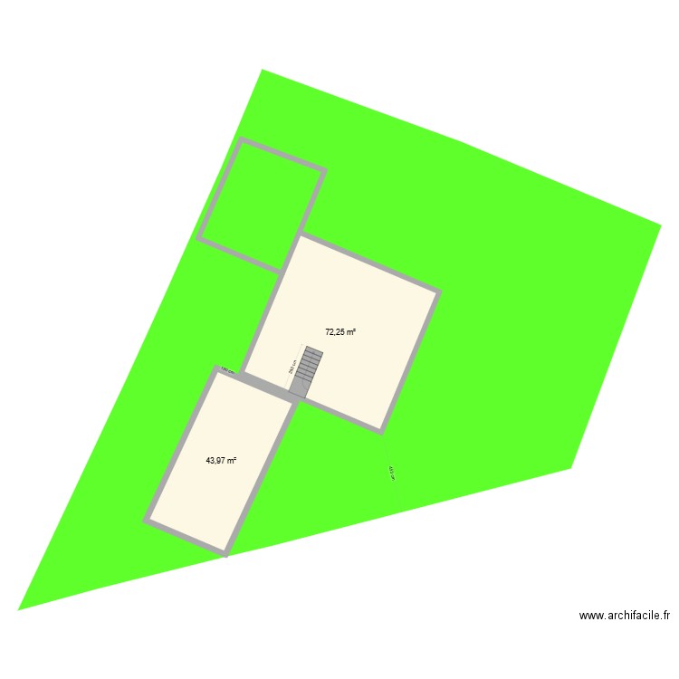 RDS. Plan de 5 pièces et 237 m2