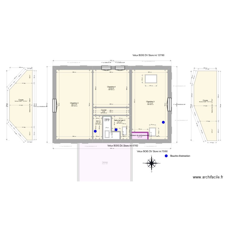 ML25000558. Plan de 18 pièces et 279 m2