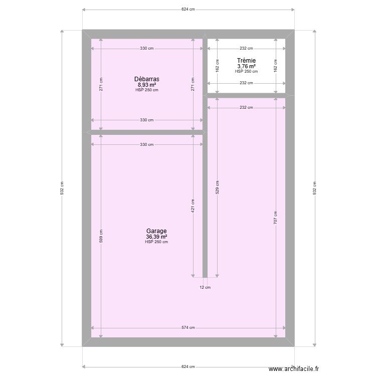 ML24015964. Plan de 14 pièces et 251 m2