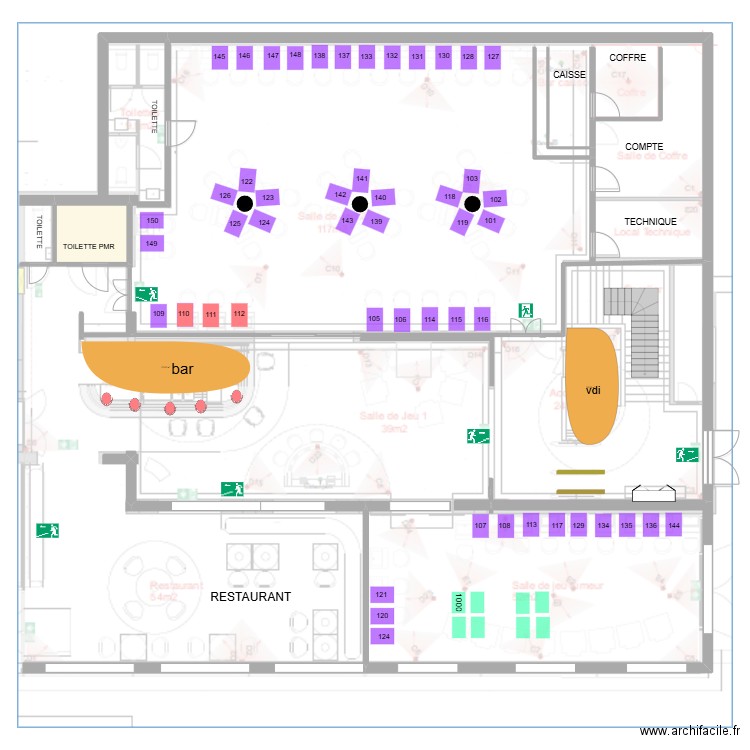 INFINITI GRASSE SOCLES. Plan de 1 pièce et 13 m2