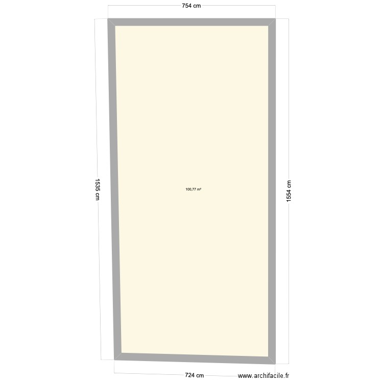 plan Myriam et Kamel Algerie. Plan de 1 pièce et 101 m2