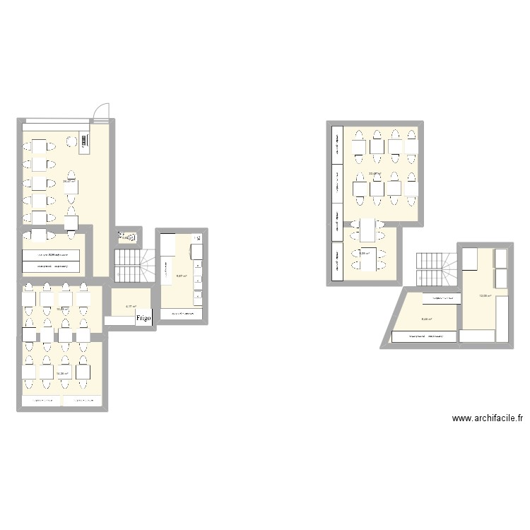 Croix 3-5 - Splash. Plan de 11 pièces et 126 m2