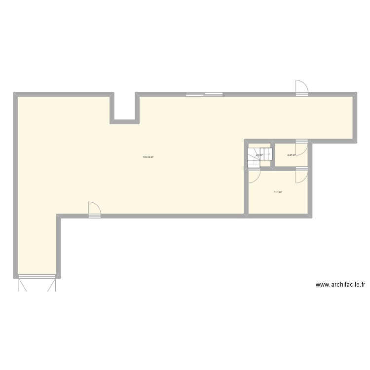 Maison cadastre. Plan de 4 pièces et 157 m2