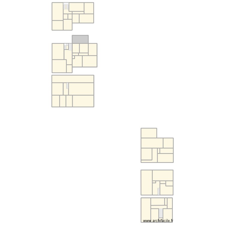 MS - Legrand. Plan de 56 pièces et 873 m2