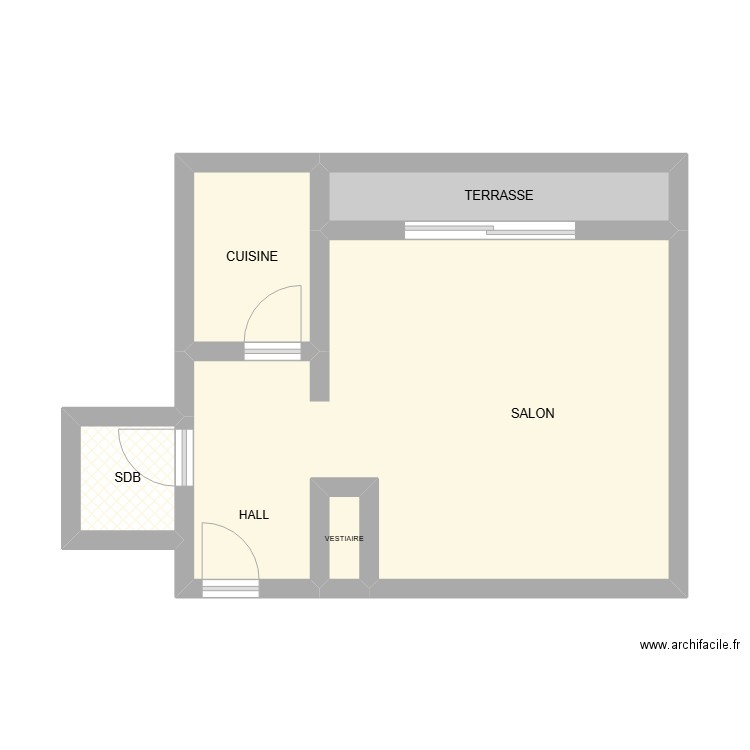 PIERARD 2. Plan de 5 pièces et 37 m2