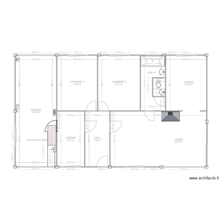 Bouge-Actuel-04. Plan de 9 pièces et 112 m2