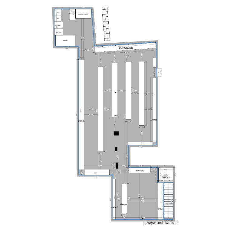 Sannois 2. Plan de 2 pièces et 298 m2