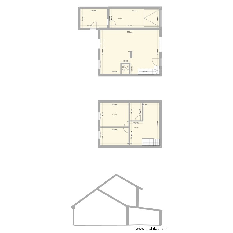 mickael. Plan de 4 pièces et 111 m2