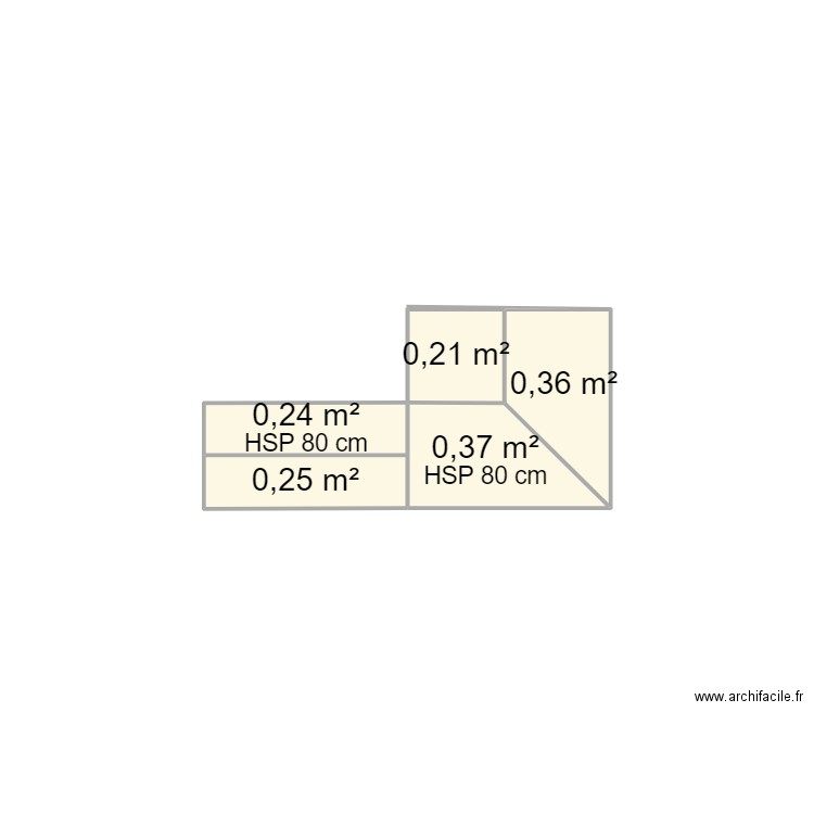 plan Tecnologie Hendriane Nolan Nannia. Plan de 5 pièces et 1 m2