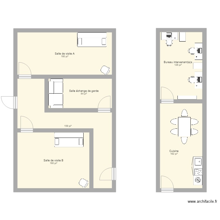 SDA. Plan de 0 pièce et 0 m2